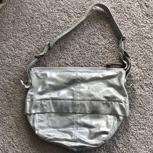 Gap 100% Suede Metallic Shoulder Bag
